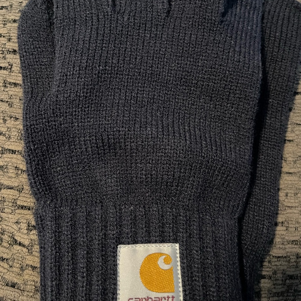 Carhartt dark navy Knit Gloves